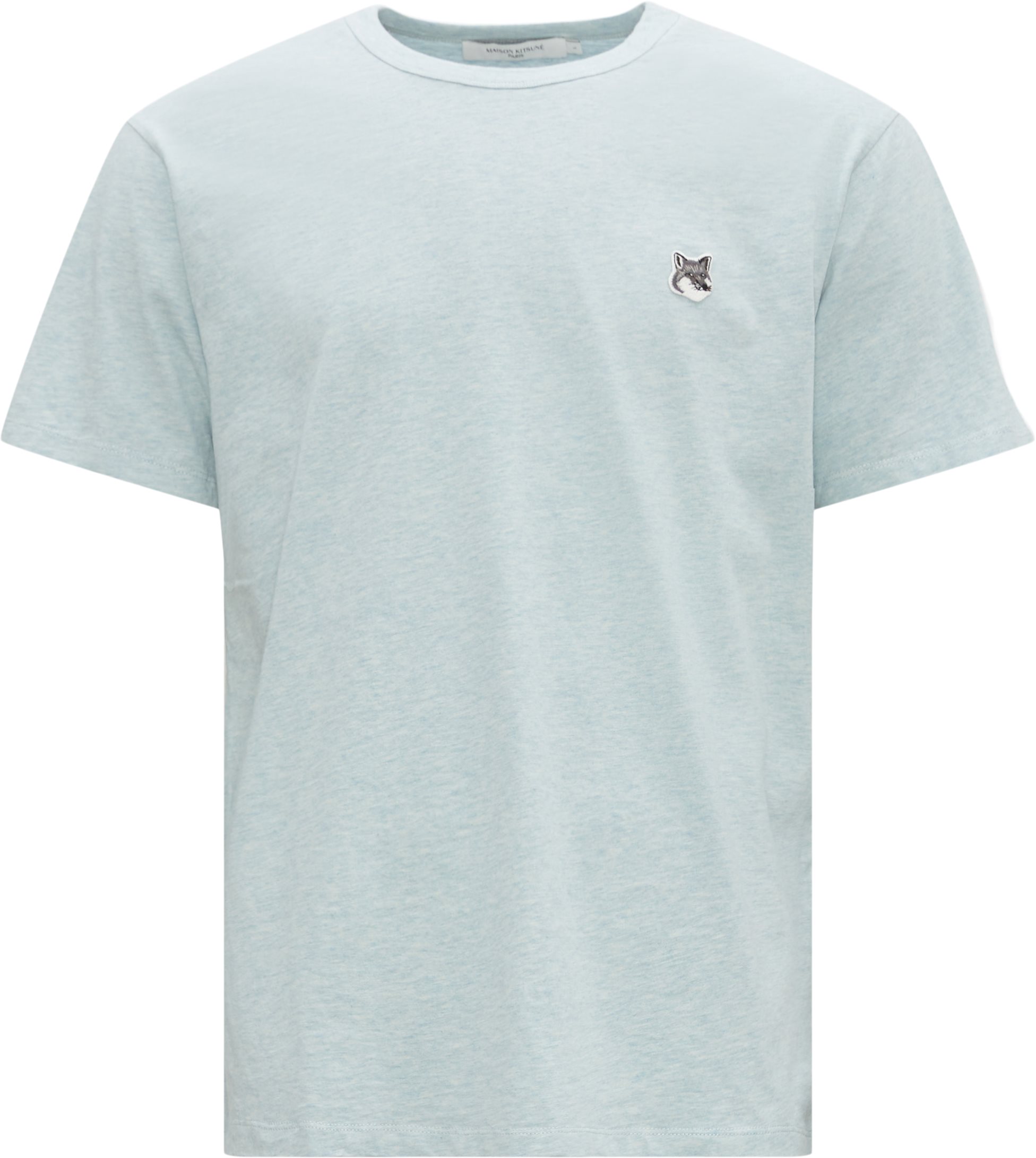 Maison Kitsuné T-shirts GM00118KJ0008 GREY FOX HEAD C Blue